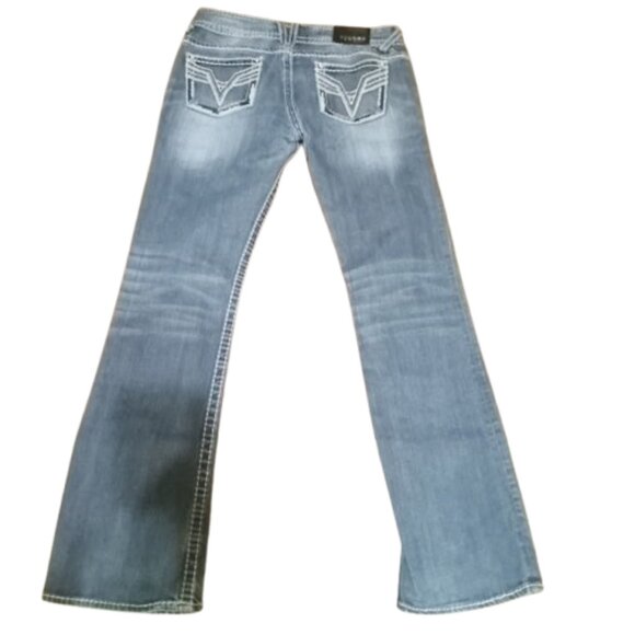 Y2K CHELSEA BOOT CUT JEANS BY VIGOSS - Picture 2 of 15